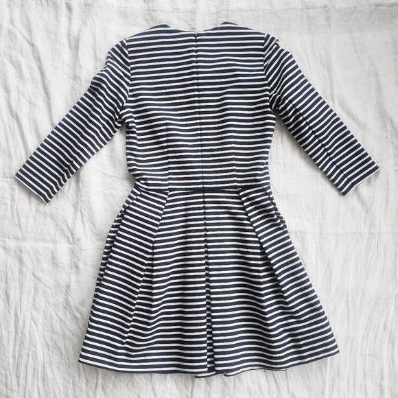 Gap Nautical Stripy Dress NWOT Size 2 Navy and White - Picture 7 of 8